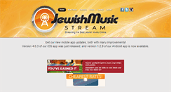 Desktop Screenshot of jewishmusicstream.com